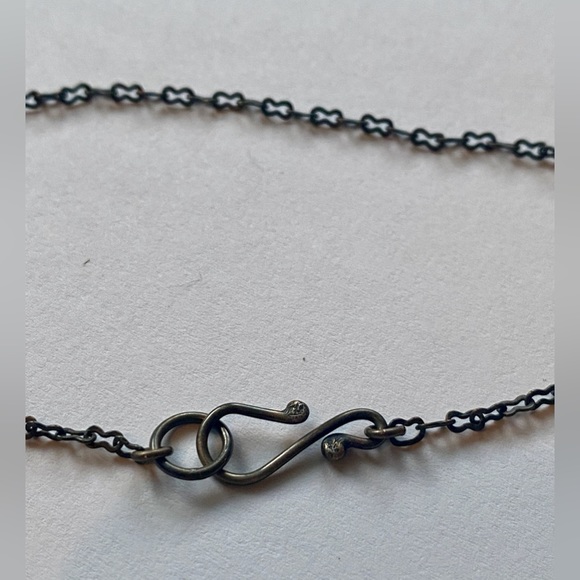 Twinkle Necklace - Dark Brass/Iron Tone Metal, 20" Long - Picture 2 of 5